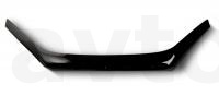 Дефлектор капота темный MITSUBISHI OUTLANDER XL 2010-2012 (короткий), NLD.SMIOUT1012S