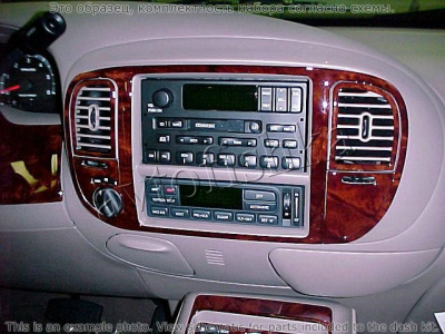 Декоративные накладки салона Ford Expedition 1997-1999 базовый набор, 26 элементов.